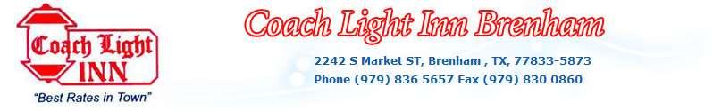 Coach Light Inn Brenham Logo photo